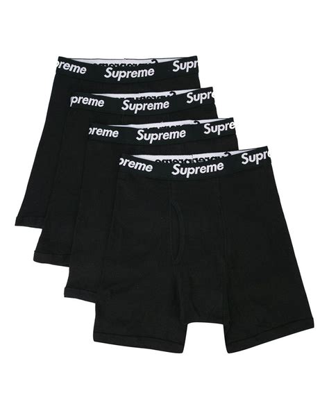 supreme boxers black.